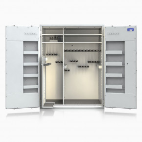 Waffenschrank St. Gallen WF Super Kombi 1500XL-7 (564004.52.07) 430kg/ 31 WH / RAL 7035/ 1550x1190x560 / Elektronik STELLAR  Basic